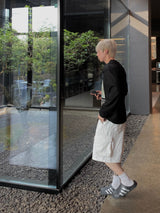 White Cargo Bermuda Pants