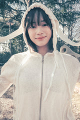 Togging hoodie zip-up (Beige)