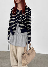 [MADE] Phoneradi Striped Knit Cardigan