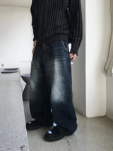 モアキャットバルーンデニムパンツ2C