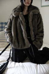 Berlin over fur jacket