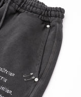 BBD Chaos Patch Pigment Sweatshorts (Charcoal)