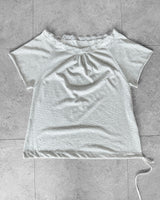 SORBET LOOSE OFF-SHOULDER SHORT SLEEVE T-SHIRT