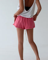 Back Slit Loose Fit U-neck Sleeveless