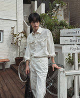 Take Belted Cotton Pants