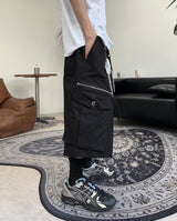 Lafes Zipper Cargo Bermuda Pants