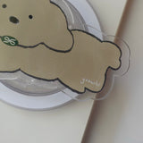 [Magsafe tok] yeowhi 子犬モチーフ グリップトック