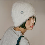 イェル ボタン ビーニー (white)