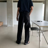LMNサイントツータックラインワイドパンツ (3 colors)