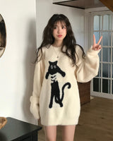 エンジョイブラックキャットアンゴラロングNT