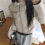 Tecome Suede Fur Mustang Jacket