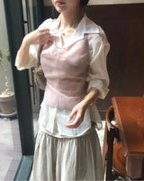 frit veil 20% chiffon shirt / blouse