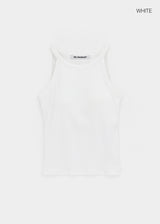 [MADE] Easy Basic Round Halter Sleeveless (Built-in Cap)
