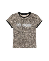 Leopard Tee (Beige_White)