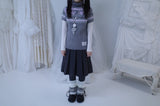 Yoohoo pleats midi skirt (2color)