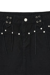 belt skirt (black)
