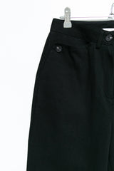 autumn button pocket bootcut pants(2colors)
