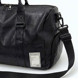 Boarding Leather Boston Bag