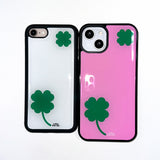 [made] Clover phone case (epoxy bumper)