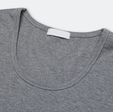 Weini Soft Basic U-Neck Overfit Short Sleeve