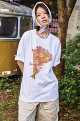 26SS★ DTP プチ フラワー ショートスリーブ Tシャツ