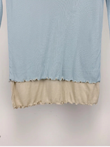 LAYERED TENCEL LONG SLEEVE
