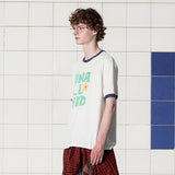 ロゴ リンガー Tシャツ / WHITE