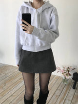 レブウールミニスカート(2 colors)