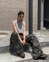 Tiffミリタリーアジャストカーゴパンツ