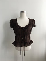 Blooming blouse (short sleeves ver.)