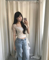 [ over lace ] venice low light bootcut denim pt