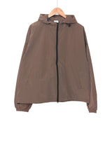Monoon hooded windbreaker