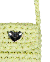 Heart Mini Cross Bag - Yellow Green