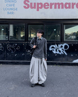 フォールデンピグメントバルーンパンツ
