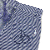 チェリーストライプデニムショートパンツ [NAVY]