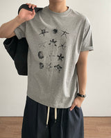 Fish Print Short Sleeve