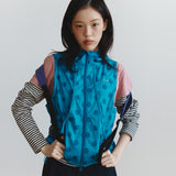 ツーウェイ ドット フーデッド ウィンドブレーカー (Teal Green)