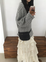 Lace mini bag