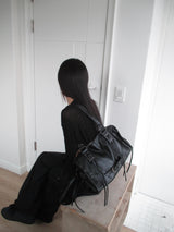 leather punky strap bag