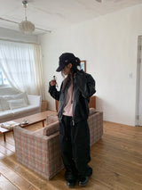 セクション ウォッシュドレザージャケット (2C)