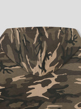 Camo Single Zip Hoodie