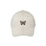 MINI BUTTERFLY BLINK BALL CAP_LIGHT BEIGE