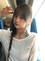 Digo See-through Side Two-Button T-Shirt