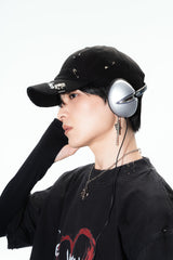 IKUTO X BLACKBLOND Damage Cap - Black