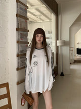 ユニフォームボックスホワイトロングスリーブTシャツ