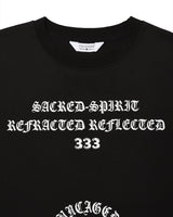 Uncaged Slogan T-Shirt/Black