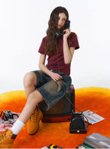 BTB :ウェーブウォッシングカーペンターショーツ [YELLOW MINUIT CORE] [UNISEX]