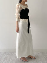 Buttery Off-Shoulder Layered Blouse