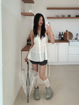 NONFADE DOT DENIM SHORTS (2C)