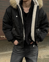 [Unisex] ラクーンカーブ MA-1 ジャンパー(2color)